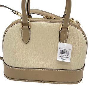Coach Sabrina Colorblock Satchel Crossbody Ivory